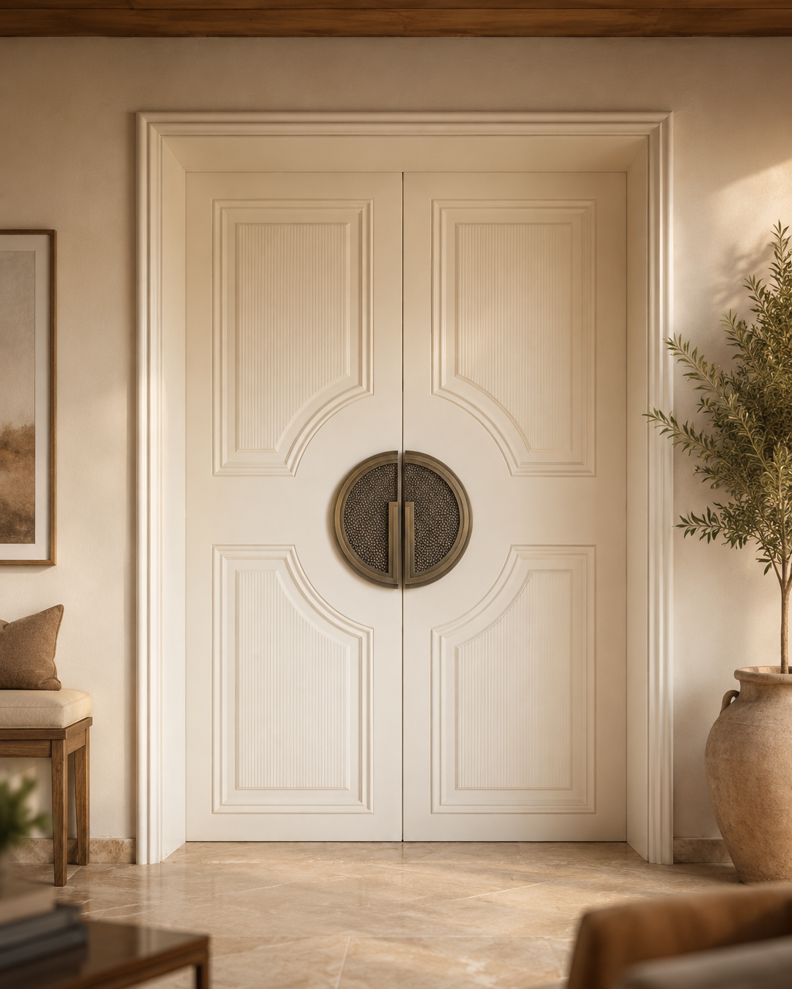 Honeycomb Dome Pull Handle