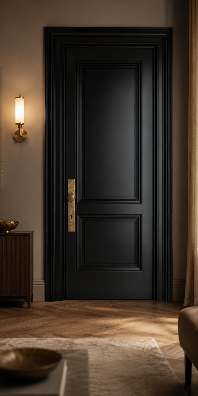 Gold Hammered Luxurious Door Lock