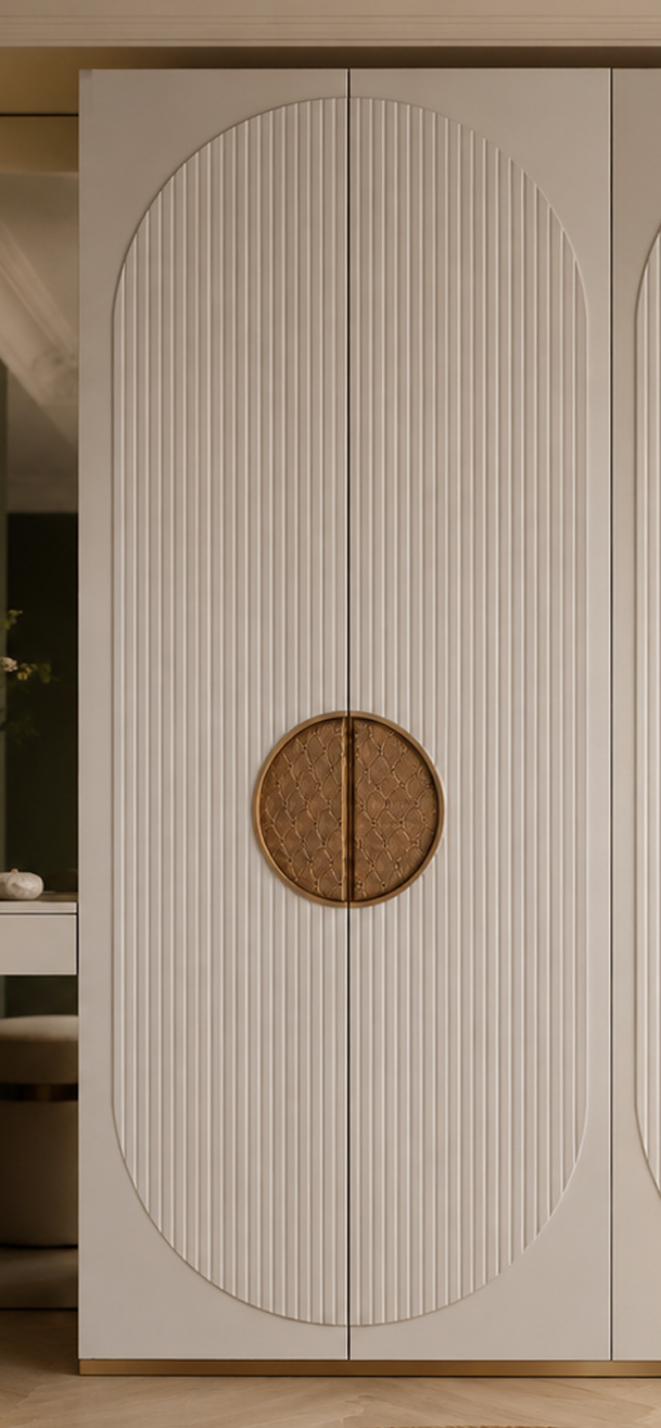 Round Flush Pull Conceal Cabinet Handle