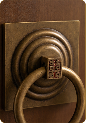 Chinese Seal Door Knocker